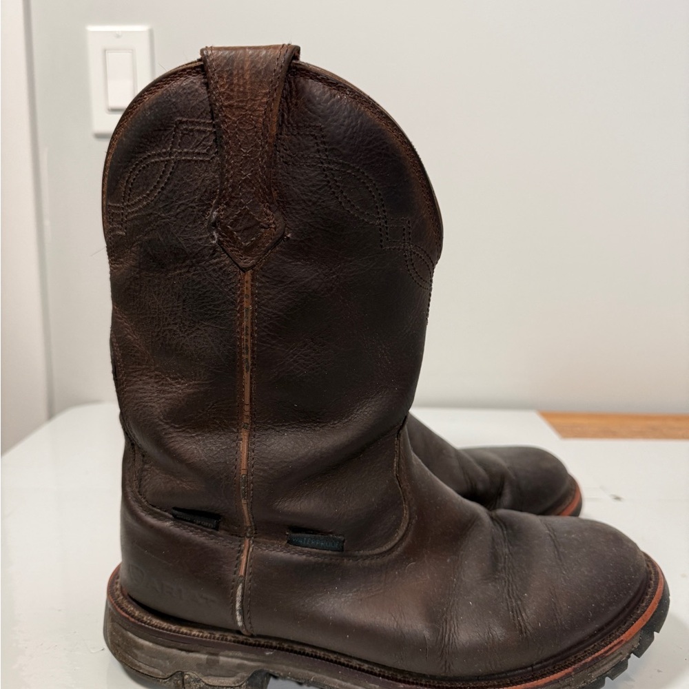 Ariat WorkHog 400g Insulated Work Boots 8EE Brown — As-Is